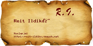 Reit Ildikó névjegykártya