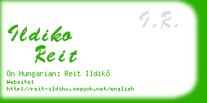 ildiko reit business card